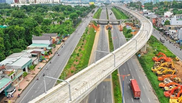 Dự án Metro số 1 Bến Thành - Suối Tiên được xây dựng từ vốn ODA. Ảnh minh hoạ: tuyengiao.vn