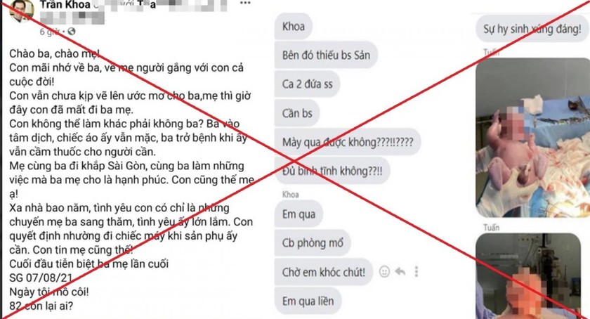 Tin giả này đã được nhiều người lan truyền.