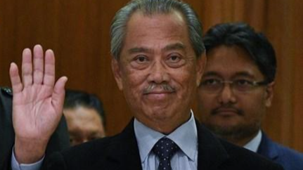 Ông Muhyiddin Yassin được bổ nhiệm là Thủ tướng tạm quyền. Ảnh: AFP