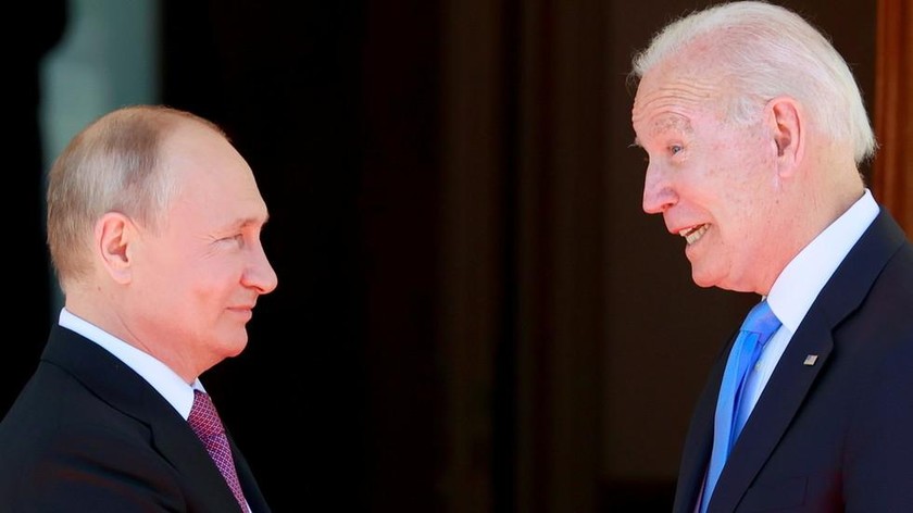 Tổng thống Nga Vladimir Putin và Tổng thống Mỹ Joe Biden. Ảnh: Reuters