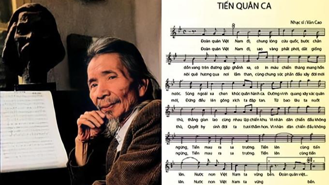 Nhạc sĩ Văn Cao là tác giả "Tiến quân ca"