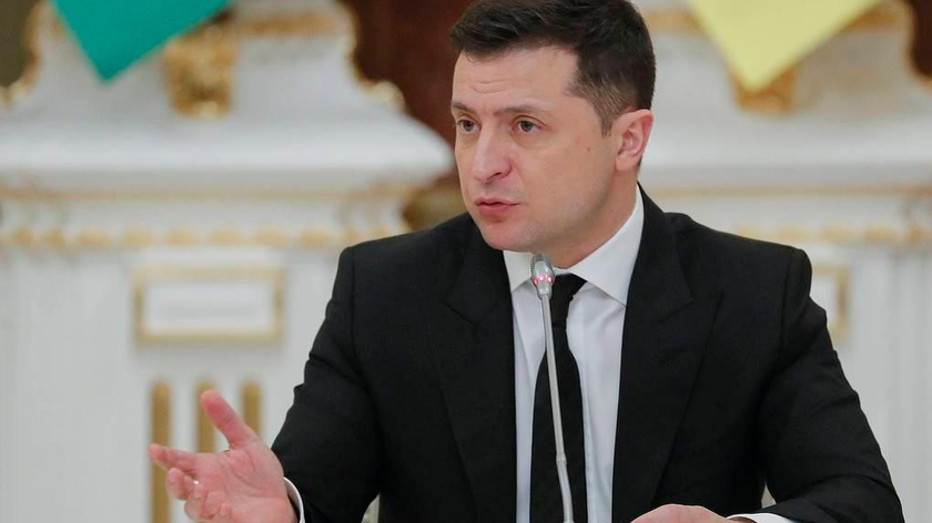 Tổng thống Ukraine Vladimir Zelensky.