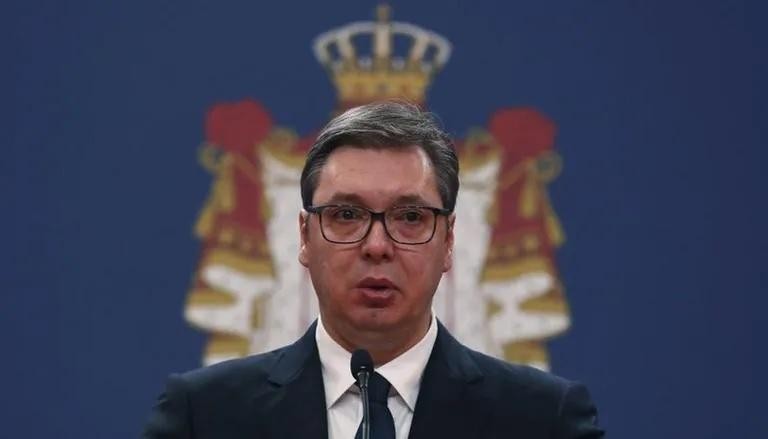 Tổng thống Serbia Aleksandar Vucic. Ảnh: AP