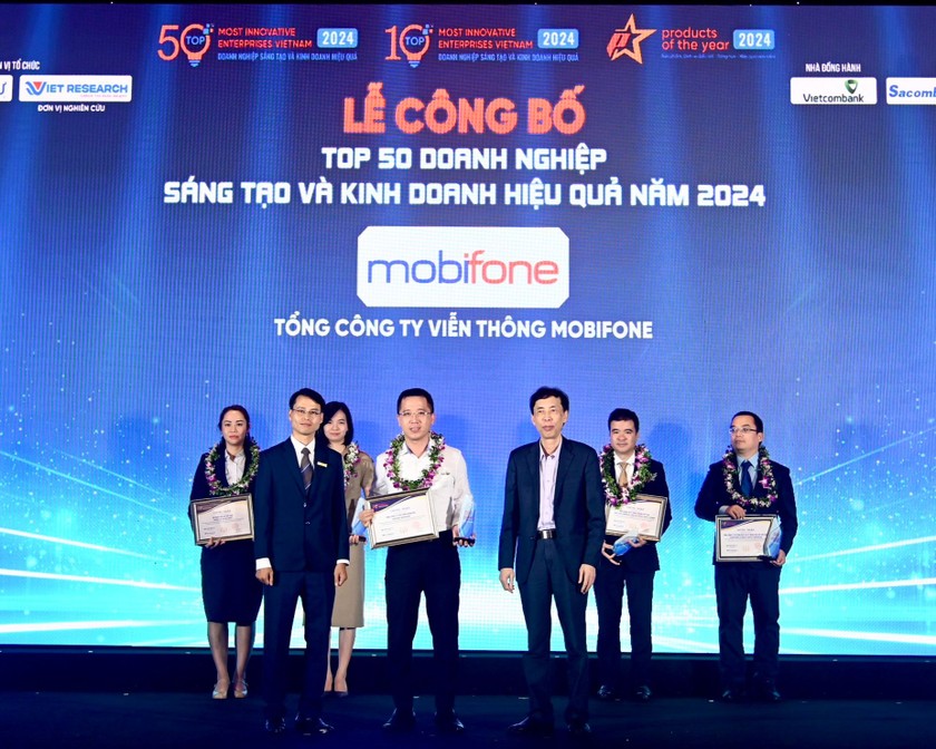 Tổng Công ty Viễn thông MobiFone được công nhận "Doanh nghiệp Sáng tạo và Kinh doanh hiệu quả năm 2024"