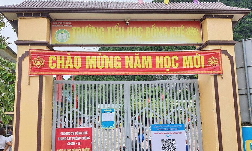 Trường Tiểu học Bồng Khê nơi xảy ra sự việc. Ảnh: CC