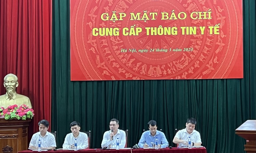 Buổi gặp mặt với sự tham dự của lãnh đạo các Vụ, Cục, đơn vị thuộc Bộ Y tế. Ảnh: Minh Trang