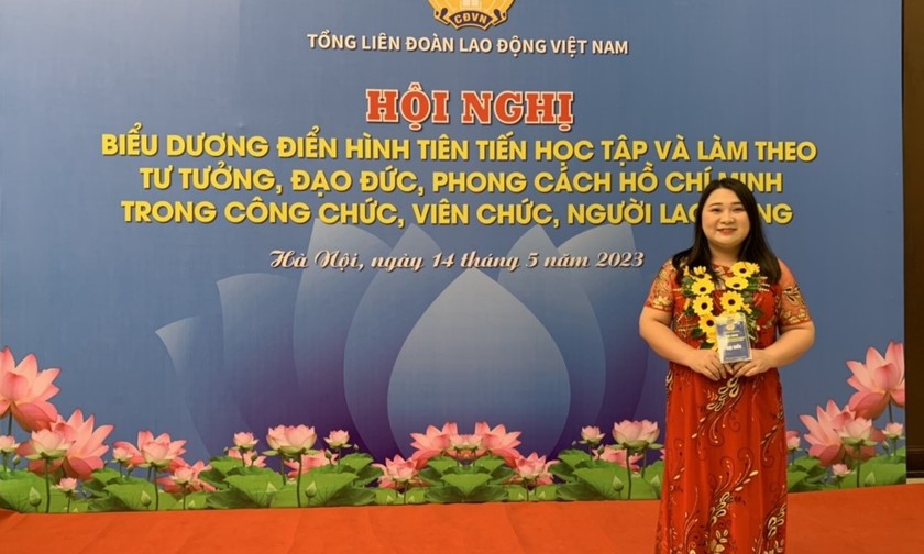 Bác sĩ Trần Thị Kim Dung (sinh năm 1991) công tác tại Khoa Cấp cứu - Chống độc, Bệnh viện Đa khoa Nông Nghiệp. Ảnh: NVCC