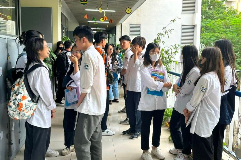 Thí sinh Hà Nội tham dự kỳ thi học sinh giỏi cấp thành phố.