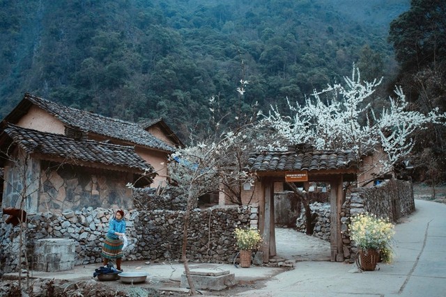 Ngôi nhà trong phim “Chuyện của Pao” trở thành điểm du lịch không thể bỏ qua của du khách khi đến Hà Giang. (Nguồn: Cổng TTĐT Bộ VH,TT&DL)