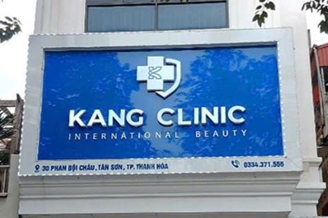 Cơ sở Kang Clinic tại số 30 đường Phan Bội Châu, TP Thanh Hóa. (Ảnh: Nguyễn Tuấn) 