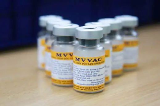 Vaccine sởi đơn giá sẽ được sử dụng để tiêm cho trẻ từ 6 tháng đến dưới 9 tháng tuổi (Ảnh: SYT)