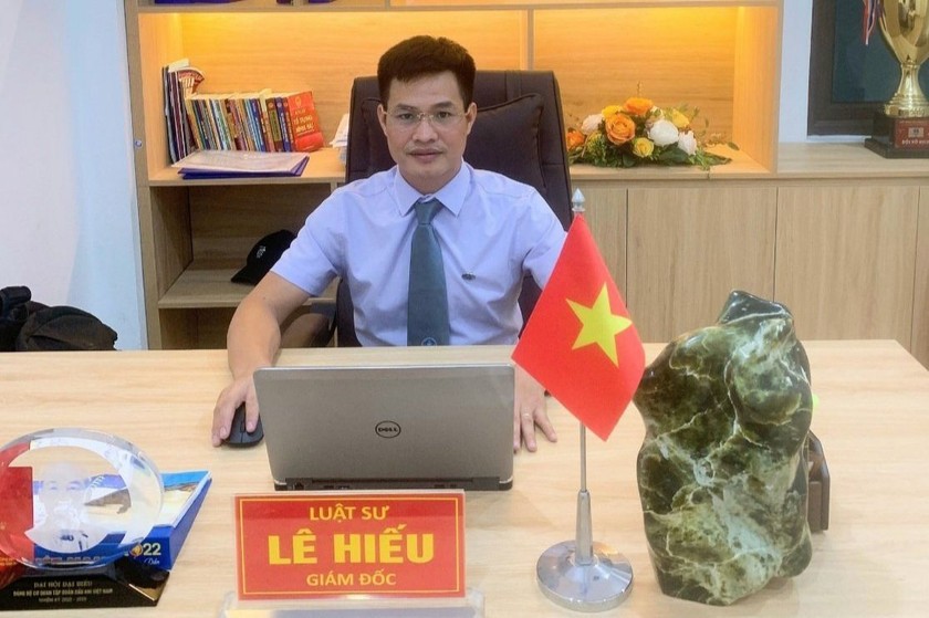 Luật sư Lê Hiếu. 