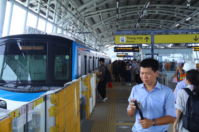 Metro số 1 bắt đầu vận hành thương mại từ 22/12/2024.