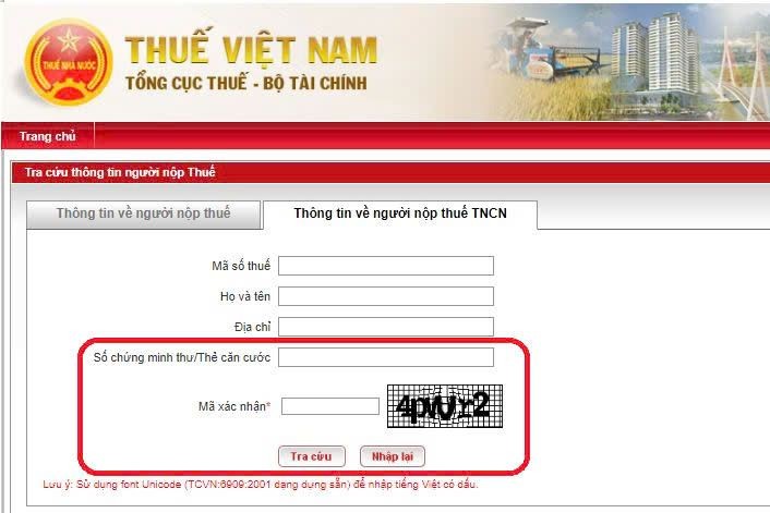 Người nộp thuế có thể tra cứu thông tin trên website của Tổng cục thuế.