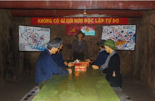 Địa đạo Củ Chi được xem là một trong những biểu tượng cho sự bất khuất của ý chí Việt Nam. (Ảnh: KDTLS Địa đạo Củ Chi)