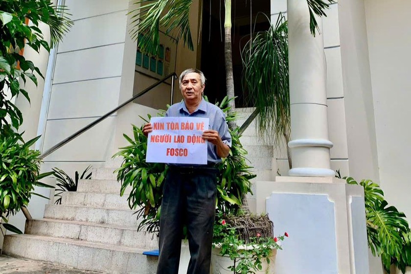 Ông Phạm Tấn Đạt là người thứ 2 kiện Fosco đòi lương Kpi. (Ảnh trong bài: Bùi Yên)