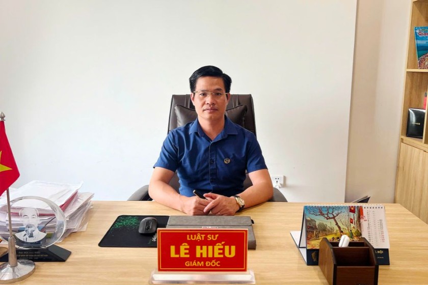 Luật sư Lê Hiếu. 