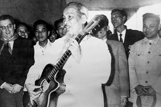 Chủ tịch Hồ Chí Minh là nguồn cảm hứng bất tận, khơi gợi cảm xúc sáng tác của nhiều nhạc sĩ. (Ảnh: Tư liệu)