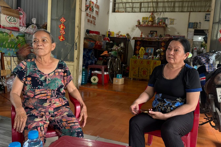 Diện tích đất liên quan sự việc hiện vẫn do hai hộ dân quản lý, sử dụng.