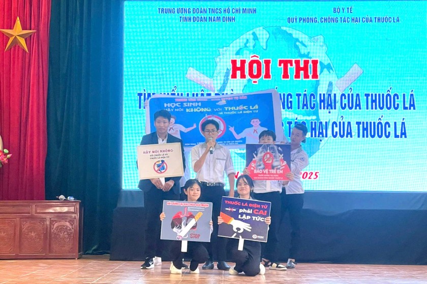 Phần thi của các đội tham gia (Ảnh: Thành đoàn)