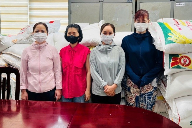 Các đối tượng bị khởi tố.