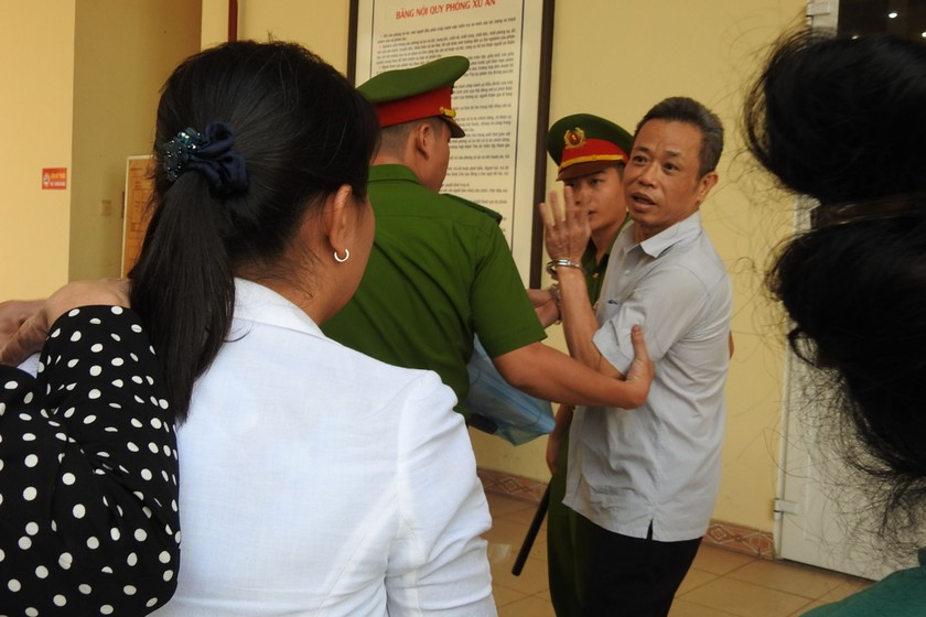 Ông Khanh trong một phiên xử. (Ảnh: Bùi Yên)