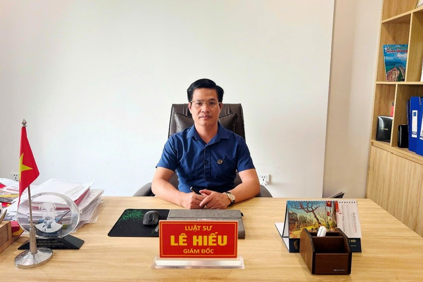 Luật sư Lê Hiếu. 