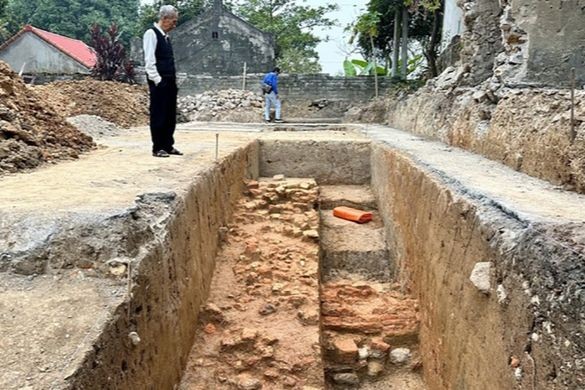 Cho phép khai quật khảo cổ mở rộng tại địa điểm Tường Thành Dền tỉnh Ninh Bình (Ảnh: Báo Xây Dựng)