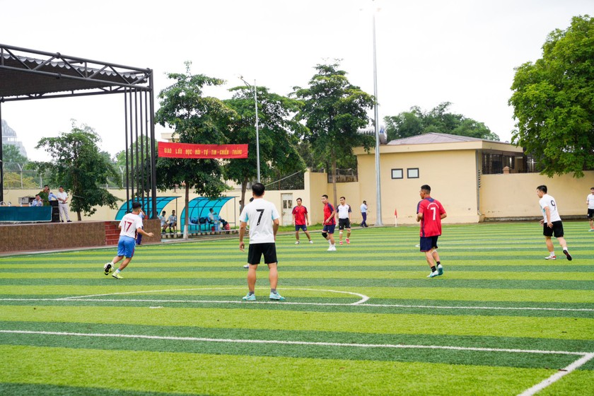 Giao lưu thể thao hưởng ứng Ngày Quốc tế và Ngày Toàn dân PCMT 26/6 tại CSCNMT số 1 Hà Nội. (Ảnh: T.Giang)