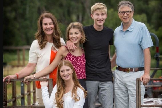 Bill Gates rất khắt khe với con cái. (Ảnh: Bill Gates)