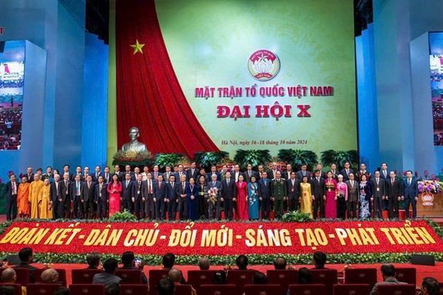 Ra mắt Đoàn Chủ tịch Ủy ban Trung ương MTTQ Việt Nam khóa X