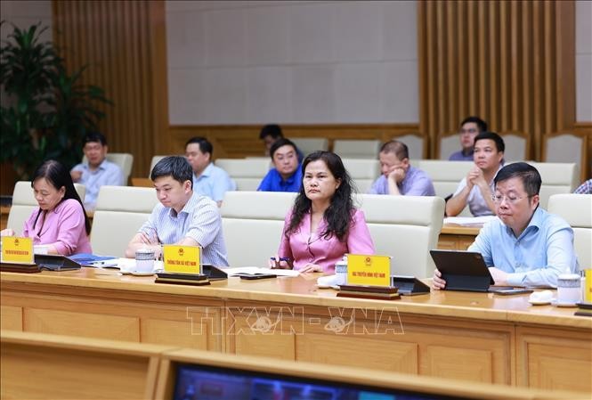 Các đại biểu tham dự Hội nghị toàn quốc về công tác tổ chức kỳ thi tốt nghiệp Trung học phổ thông năm 2025. Ảnh: Dương Giang/TTXVN