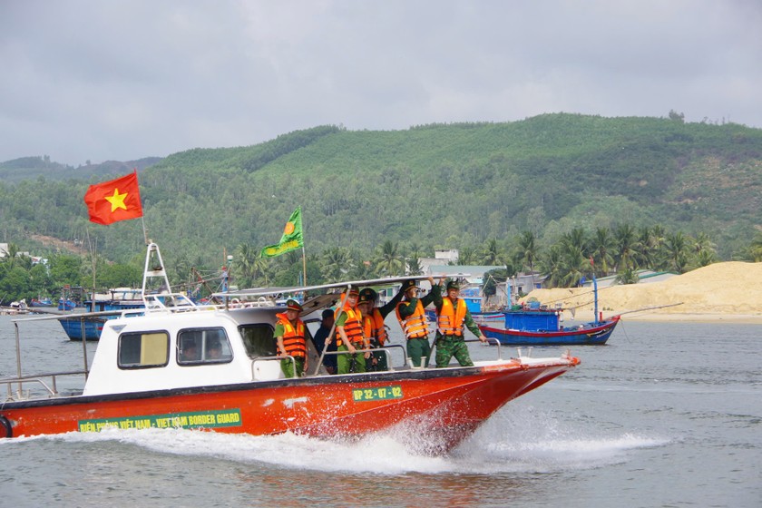 BĐBP Bình Định được đánh giá phát huy vai trò nòng cốt trong chống khai thác IUU (Ảnh: M.Trang) 