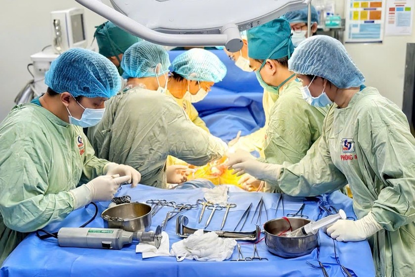 Ca phẫu thuật lấy tạng hồi sinh 3 người bệnh tại Bệnh viện Nhân dân Gia Định. (Nguồn: BVCC)