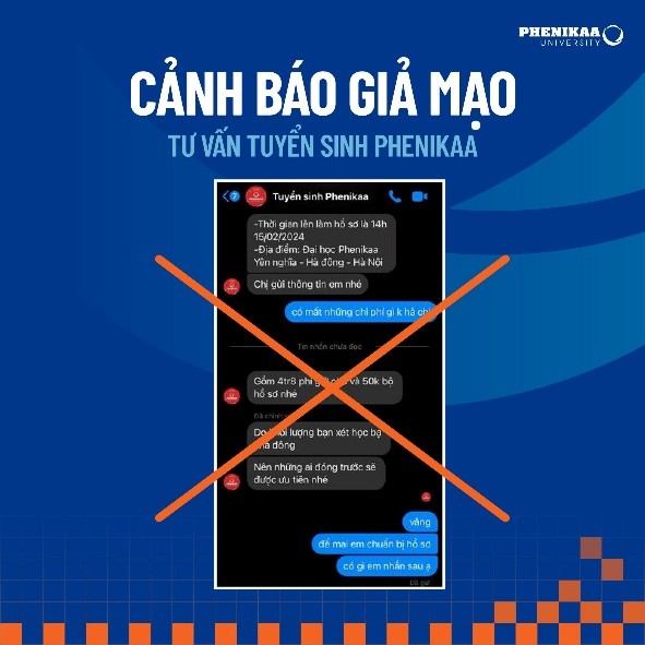 Cảnh giác trước các lời chào tư vấn tuyển sinh du học online (Ảnh: Công an Vĩnh Phúc)