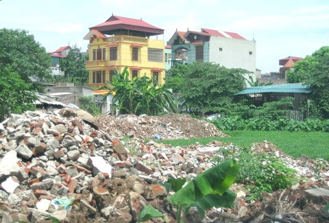 Một góc đầm Hồng nằm trong phạm vi thực hiện dự án.
