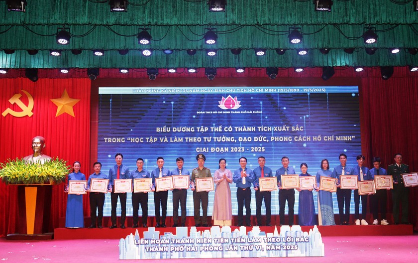 Thành đoàn Hải Phòng tuyên dương 36 cá nhân, 15 tập thể xuất sắc.