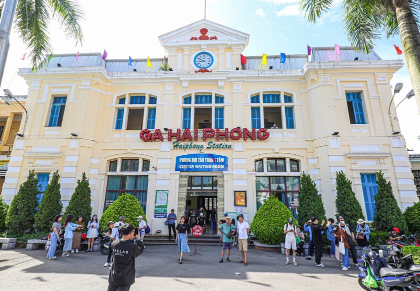 Ga Hải Phòng trở thành điểm đến du lịch mới của TP Cảng. 