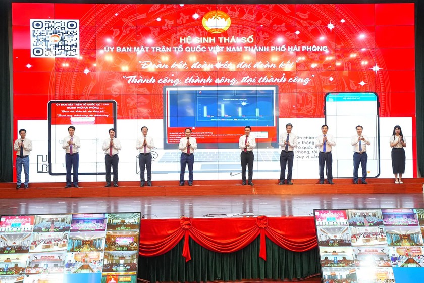 Hải Phòng ra mắt Hệ sinh thái số Ủy ban MTTQ Việt Nam TP.