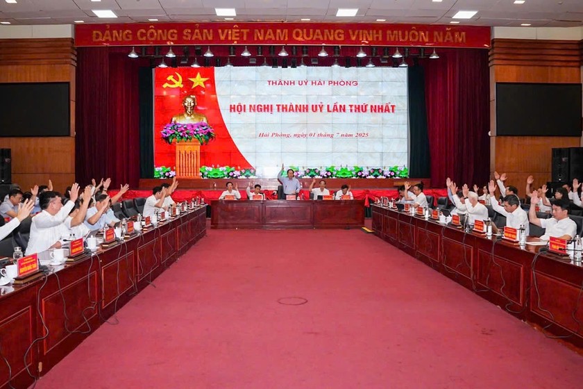 Các đại biểu biểu quyết thông qua các Đề án.