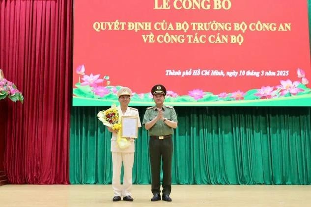 Đại tá Trần Hồng Minh được điều động và bổ nhiệm giữ chức vụ Phó Giám đốc Công an TP HCM