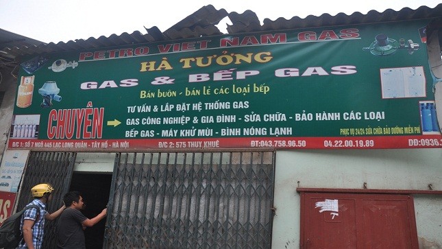 Nổ khí gas, một người bị thương