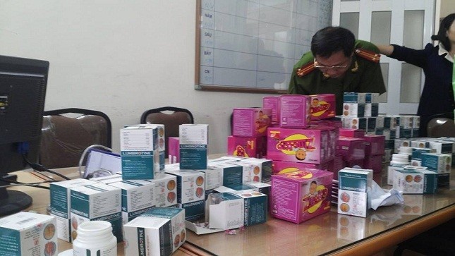 Hà Nội: Bắt đối tượng sản xuất, buôn bán thuốc giả