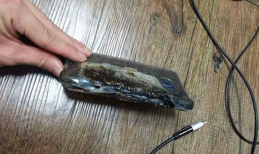 Dân mạng thi nhau chế ảnh Galaxy Note7 dễ cháy nổ