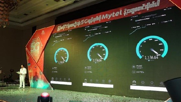 Đo kiểm chất lượng mạng 5G của MyTel.