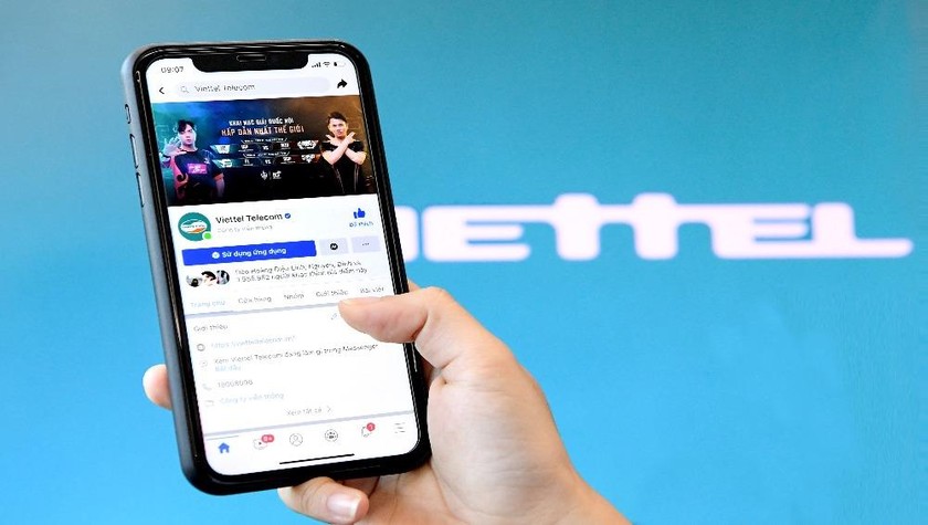 Khách hàng có thể nhận thông tin về Viettel qua trang Fanpage chính thức.