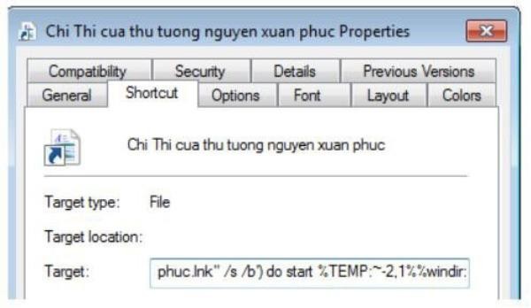 Mã độc được phát tán qua email giả dạng thông báo của Thủ tướng Chính phủ về dịch COVID-19.