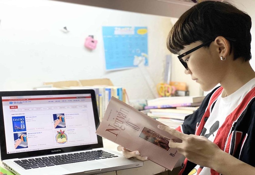 Nhiều cơ sở giáo dục đang triển khai học online trong thời gian nghỉ chống dịch COVID-19. 