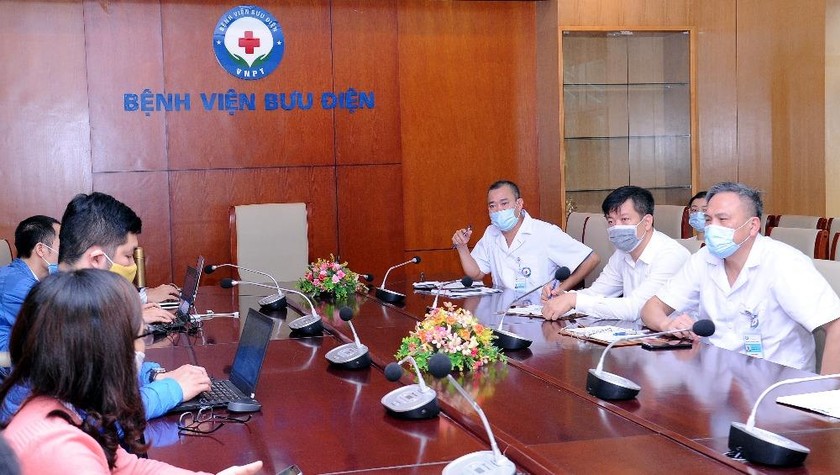 Triển khai mô hình khám bệnh từ xa ở Bệnh viện Bưu điện.