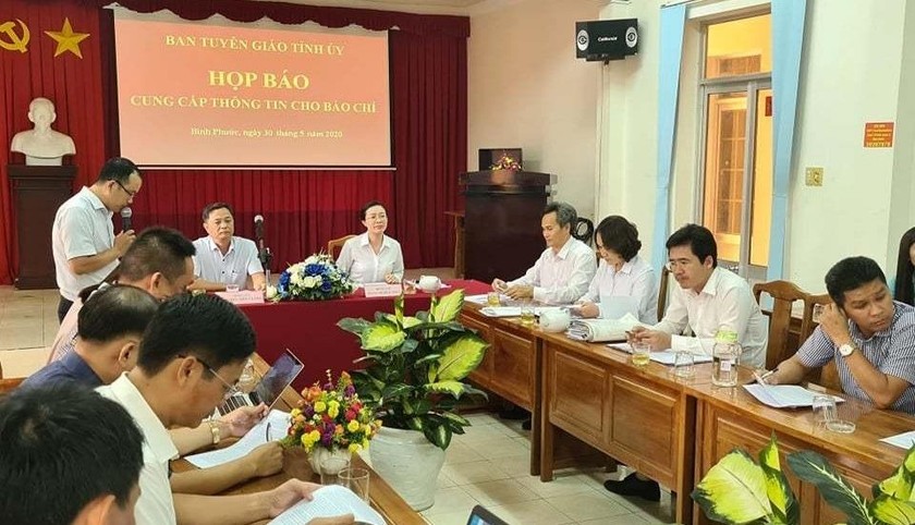 Bình Phước họp báo thông tin vụ việc.